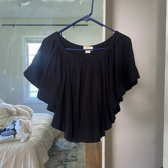 Anthropologie Tops - NEW anthropologie Black Maeve Shirt